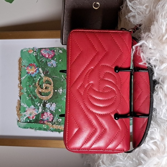 Gucci GG Marmot Zip Around Wallet EUC - Picture 3 of 17